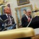 Tim Cook Berikan Plakat Emas 24 Karat kepada Donald Trump