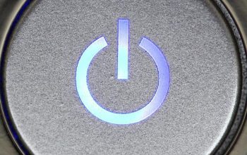 simbol pada tombol power